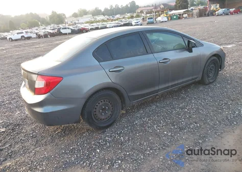 2012 Honda Civic Lx из США, поврежденный, VIN 19XFB2F54CE032173